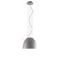 Artemide Pendelleuchte Nur Mini LED von Artemide  Hellrosa RAL 3015, Weiss / Weiss, inkl. LED, Aluminiumgrau