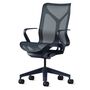 Herman CPH Bürostuhl Cosm von Herman Miller Dunkelblau Nightfall, Mittel - 1156 mm, Höhenfixiert