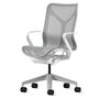 Herman CPH Bürostuhl Cosm von Herman Miller Weiss / Mineral Grau, Mittel - 1156 mm, Höhenfixiert