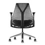 Herman CPH Bürostuhl Sayl von Herman Miller Blazer Schwarz, Schwarz Poliert, Armlehne - Fixiert / Rückenstütze - Kein zusätzlicher Support
