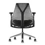 Herman CPH Bürostuhl Sayl von Herman Miller Blazer Schwarz, Schwarz Poliert, Armlehne - Komplett Einstellbar / Rückenstütze - Kein zusätzlicher Support