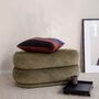 Ferm Living Pouf Oval von Ferm Living Forest 3 - Faded Velvet