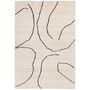 Ferm Living Jute Teppich Gesso von Ferm Living Off-white / Dark Fig, Gross - L: 300 cm / B: 200 cm