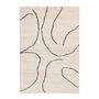 Ferm Living Jute Teppich Gesso von Ferm Living Off-white / Dark Fig, Medium - L: 240  cm / B: 170 cm 