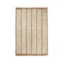 Ferm Living Teppich Athens Stripes von Ferm Living Natural / Off-white, Klein - L: 200 cm / B: 140 cm