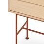Teulat Teulat Yoko - Konsolentisch Eiche / Brick