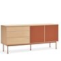 Teulat Teulat Yoko - Sideboard 2D Eiche / Brick