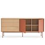 Teulat Teulat Yoko - Sideboard 2D Eiche / Brick