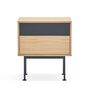 Teulat Teulat Yoko - Nachttisch Eiche / Anthrazit Grau