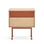 Teulat Teulat Yoko - Nachttisch Eiche / Brick