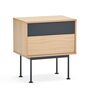 Teulat Teulat Yoko - Nachttisch Eiche / Anthrazit Grau