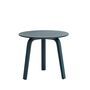 HAY Living Bella Coffee Table Ø: 45 cm / H: 39 cm , Blau-Anthrazit lackierte Eiche