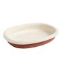 HAY Accessoires Barro Oval Dish Off-White, Large