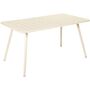 Fermob Luxembourg Tisch Latte-Beige E8, 143 x 80 cm