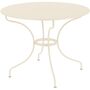 Fermob Tisch 'Opéra+' Latte-Beige E8, Ø: 96 cm