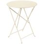 Fermob Tisch Bistro Rund Latte-Beige E8, Ø: 60 cm 