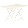Fermob Bistro Tisch Eckig Latte-Beige E8, B: 117 cm / T: 77 cm 