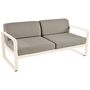 Fermob Outdoor Sofa 'Bellevie' Latte-Beige E8, Taupe Grau B8