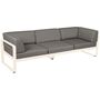 Fermob 3-Sitzer Club-Sofa 'Bellevie' Latte-Beige E8, Taupe Grau B8