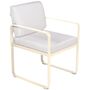 Fermob Bellevie Dining Armchair Latte-Beige E8, Grauweiss 81
