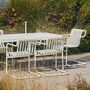 Outdoor-Dining Armlehnstuhl Palissade Cantilever 4er Set von Hay
