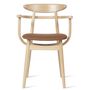 Vincent Sheppard Vincent Sheppard Teo Dining Armchair Natürliche Eiche , Kastanie Vegan