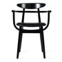 Vincent Sheppard Vincent Sheppard Teo Dining Armchair Fast Schwarz, Schwarz vegan
