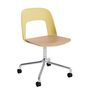 HAY Living Bürostuhl Layout 162 von Hay Biscotti, Aluminium poliert, Natural 