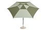 HAY Accessoires Sonnenschirm Terrazza in Hexagon von Hay Green / dark green