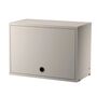 String Furniture Schrank mit Klapptür von String Furniture Beige, B: 58 cm, T: 30 cm