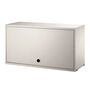 String Furniture Schrank mit Klapptür von String Furniture Beige, B: 78 cm, T: 30 cm
