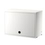 String Furniture Schrank mit Klapptür von String Furniture Weiss, B: 58 cm, T: 30 cm