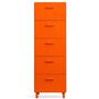 String Furniture Relief Kommode hoch von String Furniture Orange