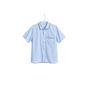 HAY Accessoires Outline Pyjama S/ S Shirt Soft Blue, XS/S