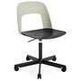 HAY Living Bürostuhl Layout 142 von Hay Pastel green , Schwarz pulverbeschichtet Aluminium, Black