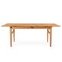 Carl Hansen & Søn Tisch 'CH327' Eiche und Teakholz geölt, B: 248 cm / T: 95 cm	