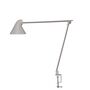 Louis Poulsen Tischleuchte NJP von Louis Poulsen Hellgrau Aluminium, TISCHKLEMME, LED 2700K 10W