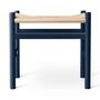 Carl Hansen & Søn CH53 Buche Soft Blue, Papierkordel Natur, H: 39 cm