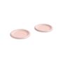 HAY Accessoires Teller Barro im 2er Set von Hay Pink, Ø: 18 cm