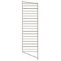 String Furniture Floor Panels / Pack 1 Dunkelbraun, H: 115 cm, T: 30 cm