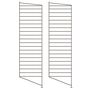 String Furniture Floor Panels / Pack 2 Dunkelbraun, H: 115 cm, T: 30 cm