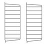 String Furniture Wall Panels / Pack 2 Dunkelgrau, H: 50 cm, T: 20 cm