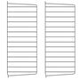 String Furniture Wall Panels / Pack 2 Dunkelgrau, H: 75 cm, T: 30 cm