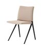 &Tradition Vollgepolsteter Kape Side Chair IF7 von &Tradition Grain 61252, Warm Black pulverbeschichtet