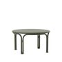 &Tradition Outdoor Couchtisch Thorvald SC108 & SC109 von &Tradition Bronze Green, Ø: 70 cm / H: 37 cm