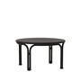 &Tradition Outdoor Couchtisch Thorvald SC108 & SC109 von &Tradition Warm Black, Ø: 70 cm / H: 37 cm