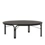 &Tradition Outdoor Couchtisch Thorvald SC108 & SC109 von &Tradition Warm Black, Ø: 115 cm / H: 37 cm