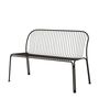 &Tradition Outdoor Dining Sitzbank Thorvald SC111 von &Tradition Warm Black