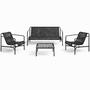 Palissade Cord im Lounge Set mit Lounge Sofa, Lounge Chairs und Ottoman von Hay