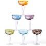 Bunte Sektgläser Peony im 6er Set von Pols Potten